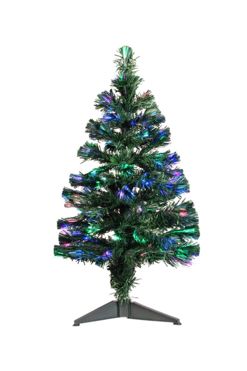 Perfect Holiday Fiber Christmas Tree with Lights - Pre-lit Artificial Xmas Tree, Festive Holiday Decor with LED Lights, Easy Assembly, Ideal for Small Spaces and Winter Celebrations